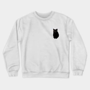 Black Cat Meme Crewneck Sweatshirt